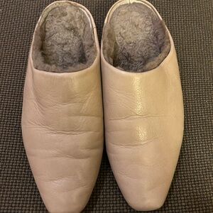 Coclico Gina Shearling Slide “Marmo” Leather 37.5  Super warm Tan
